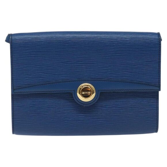 LOUIS VUITTON Epi Pochette Arche Shoulder Bag Blue M52575 LV Auth 115007 - Picture 2 of 16